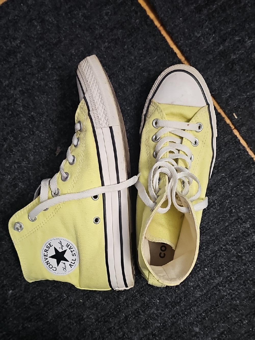 Yellow Converse 8.5 Women's
